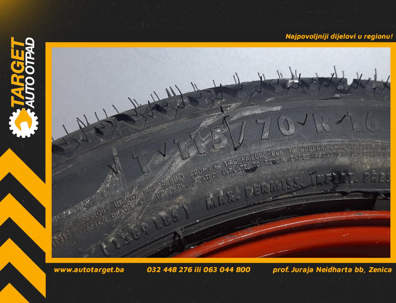DIJELOVI REZERVNA GUMA SAAB 9-5 > 09-12 1010268