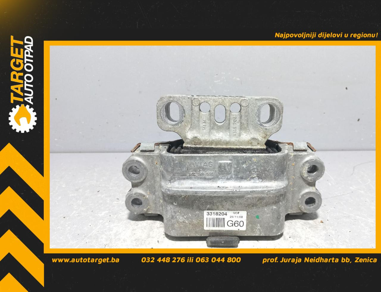 DIJELOVI NOSAC MJENJACA VW GOLF 6 > 08-12 1K0199555BA