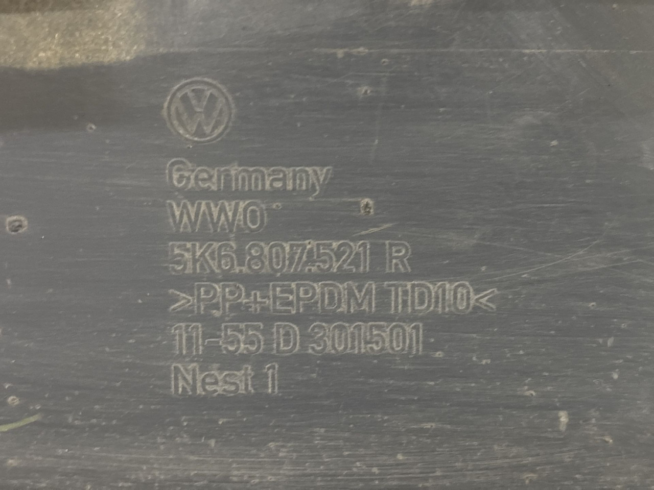 DIJELOVI SPOJLER VW GOLF 6 > 08-12 5K6807521R