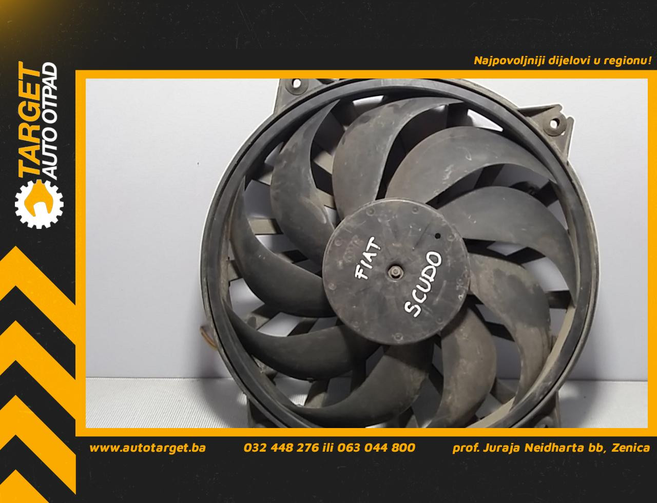 DIJELOVI VENTILATOR FIAT SCUDO > 07-16