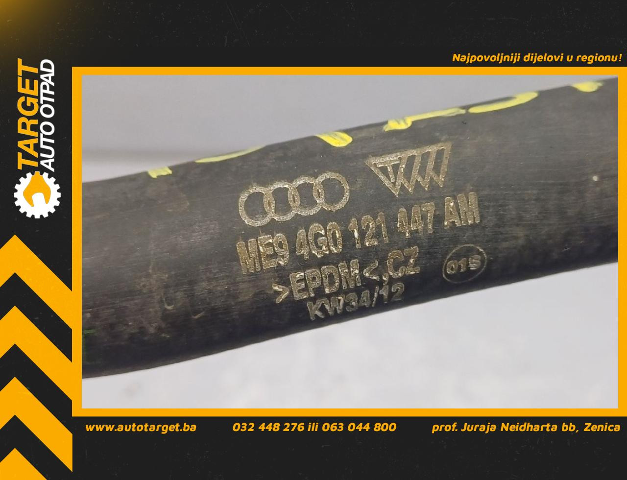 DIJELOVI CRIJEVO AUDI A6 4G > 11-14 2.0 4G0121447AM
