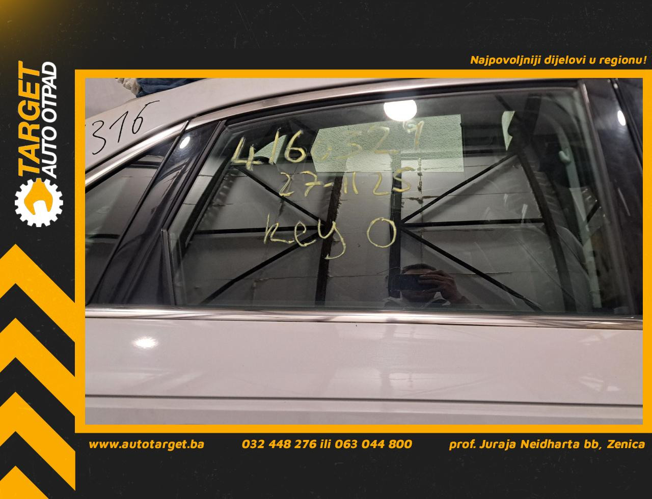 DIJELOVI STAKLO AUDI A4 (B9) > 15-18