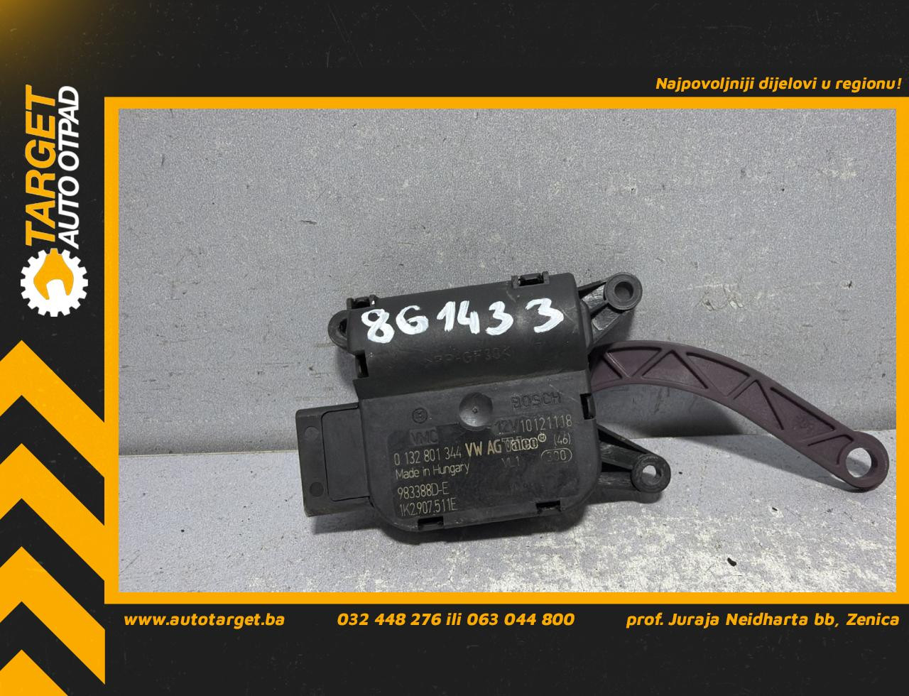 DIJELOVI MOTORIC KLAPNE AUDI Q3 > 11-15 2.0 1K2907511E