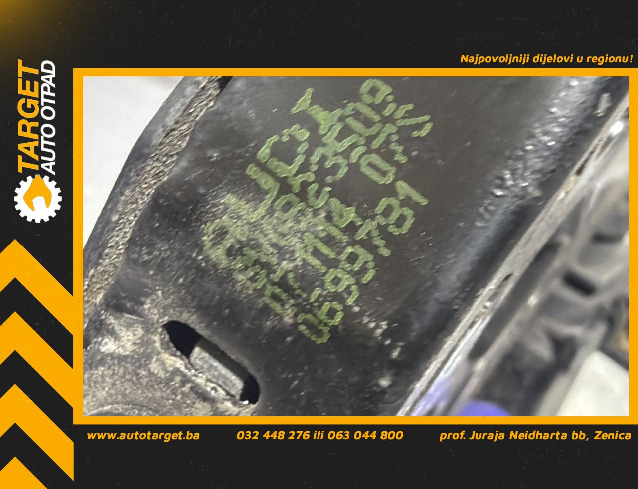 DIJELOVI BRAVA HAUBE AUDI A3 (8V1/8VA) > 12-16 2.0 8V0823509