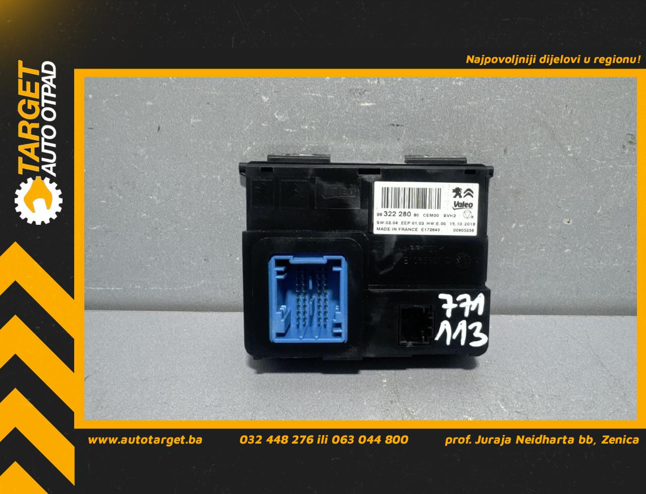 ELEKTRONIKA MODUL PEUGEOT 308 > 17-21 9832228080