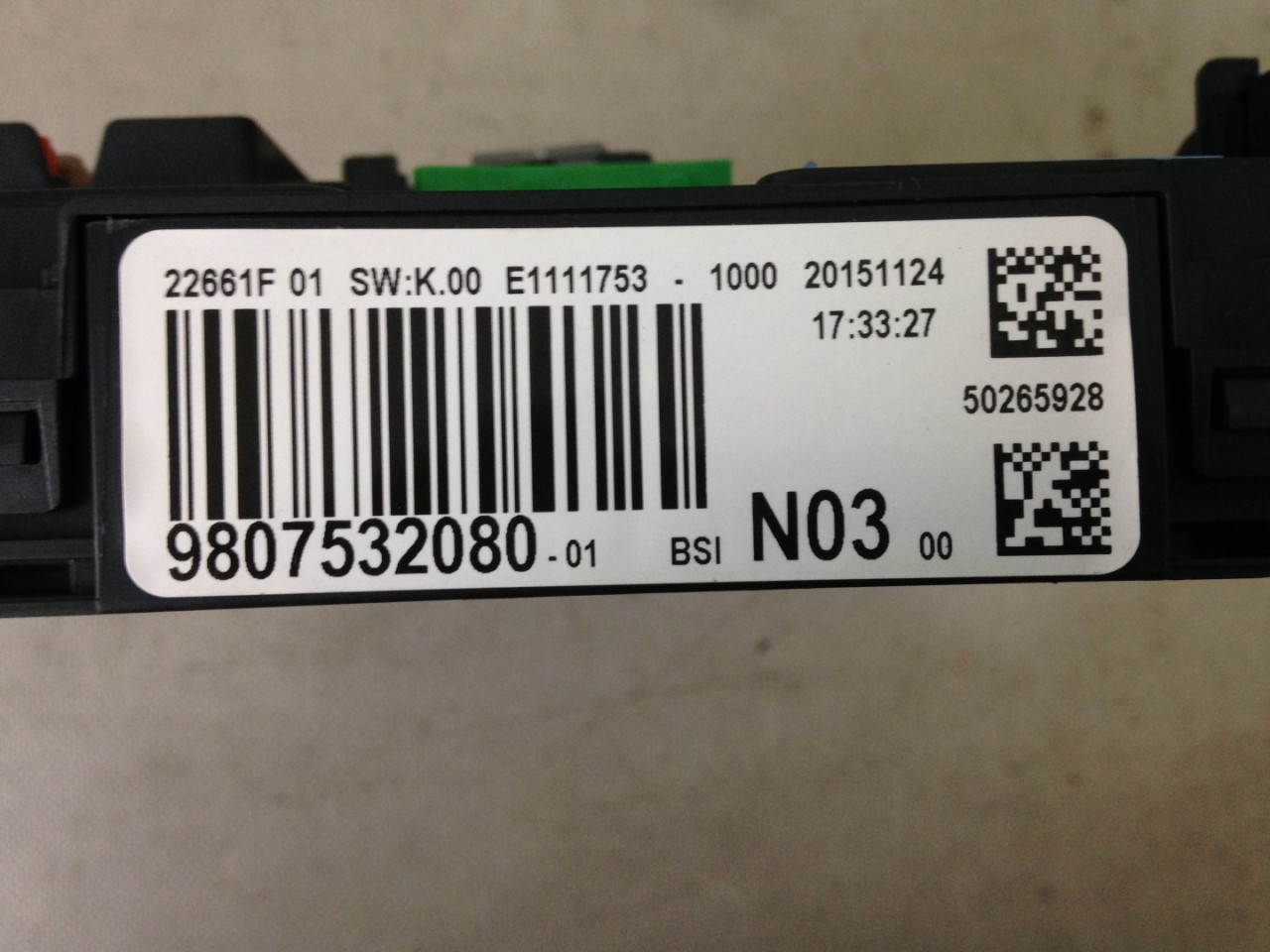 ELEKTRONIKA MODUL PEUGEOT 208 > 15-19 PG328052 98075320