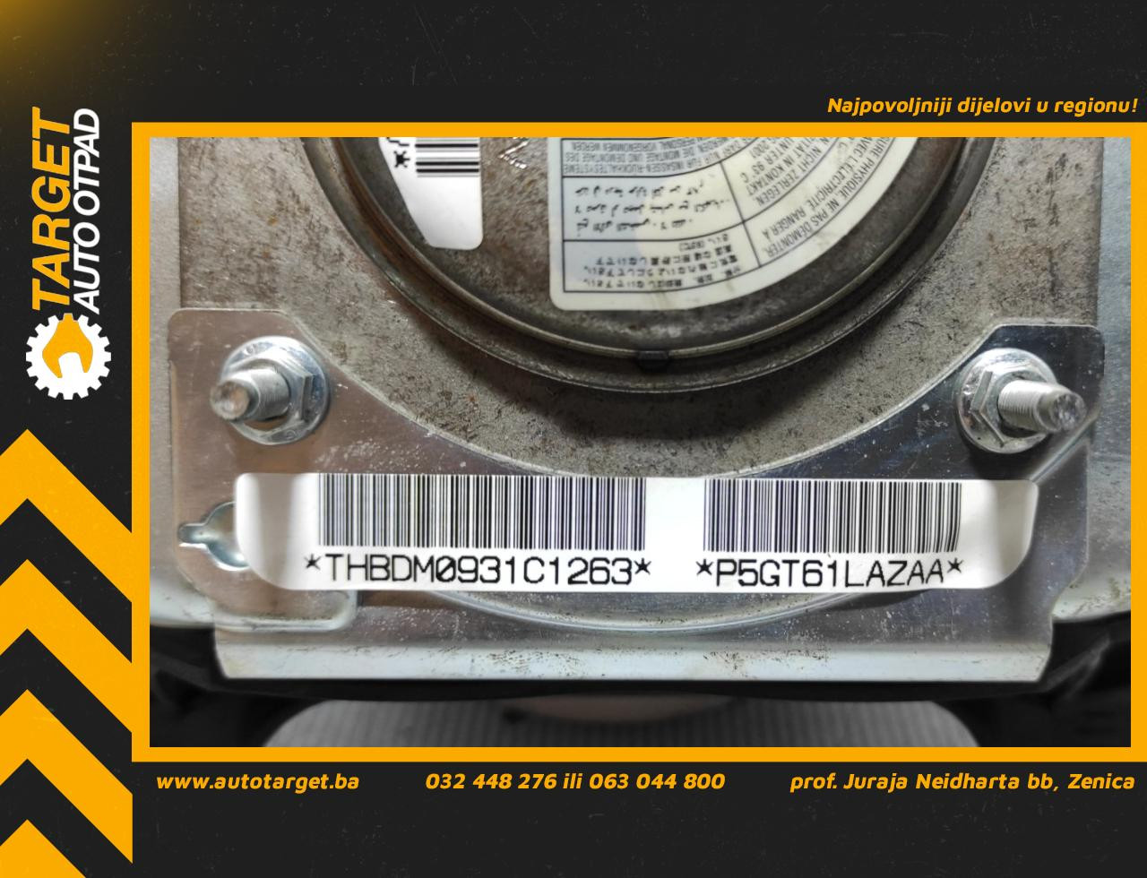 AIRBAG VOLANA JEEP GRAND CHEROKEE > 99-01 P5GT61LAZAA