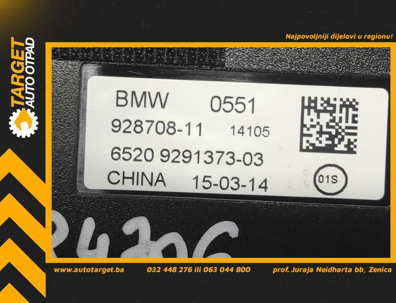 DIJELOVI ANTENA BMW X4 (F26) > 13-18 3.0 928708
