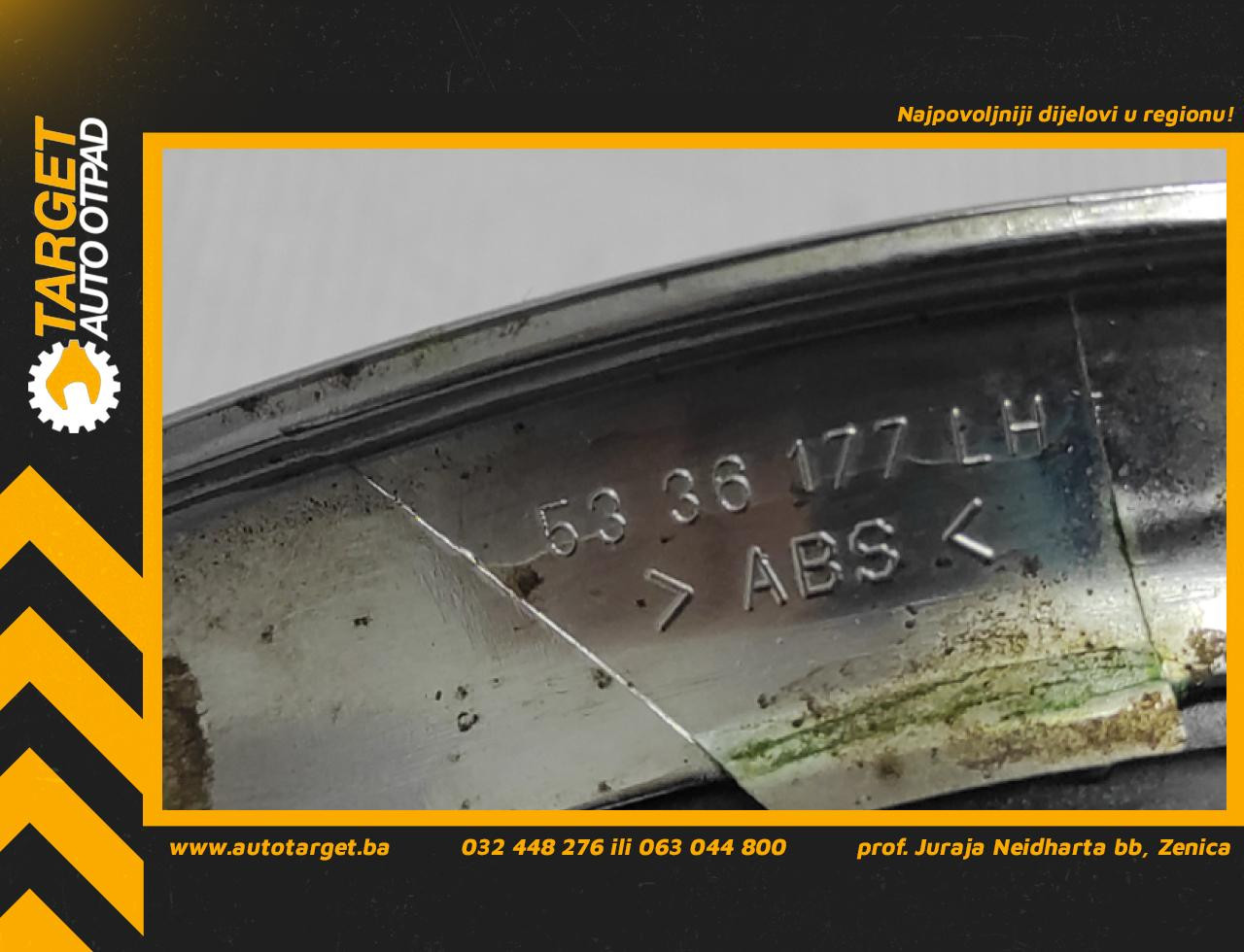 DIJELOVI RESETKA BRANIKA SAAB 9-5 > 97-06 5336177
