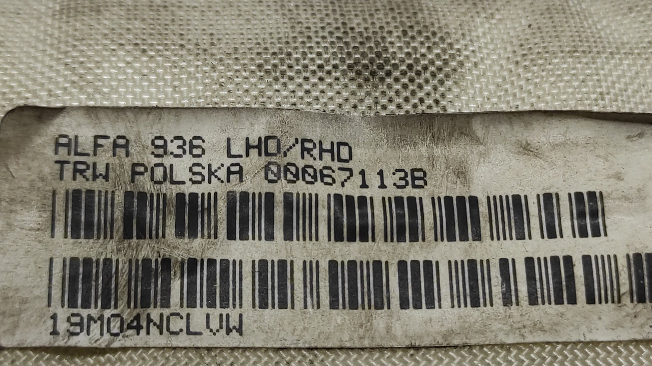 AIRBAG SUVOZACA ALFA ROMEO 166 > 98-03 00067113B