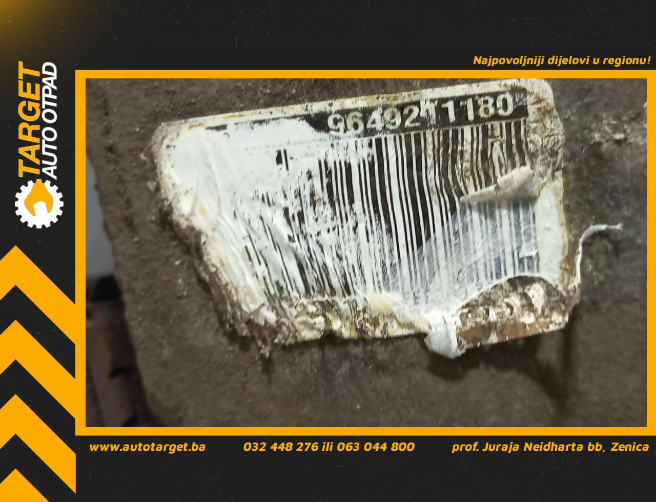 KOCIONA KLJESTA CITROEN C4 > 04-08 9649211180