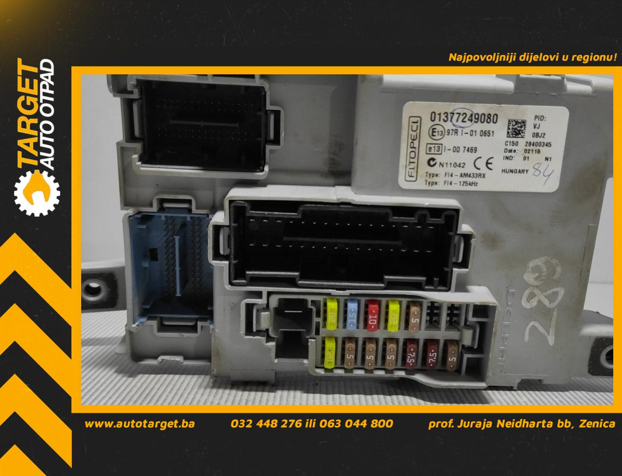 ELEKTRONIKA MODUL FIAT QUBO > 08-16 01377249080