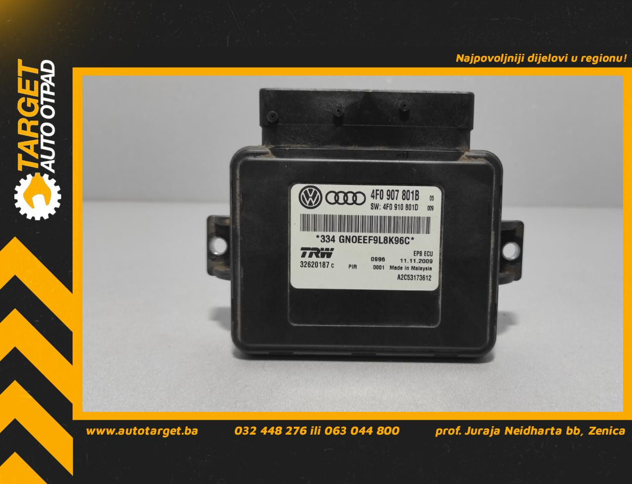DIJELOVI ELEKTRONIKA MODUL AUDI A6 > 08-11 4F0907801B
