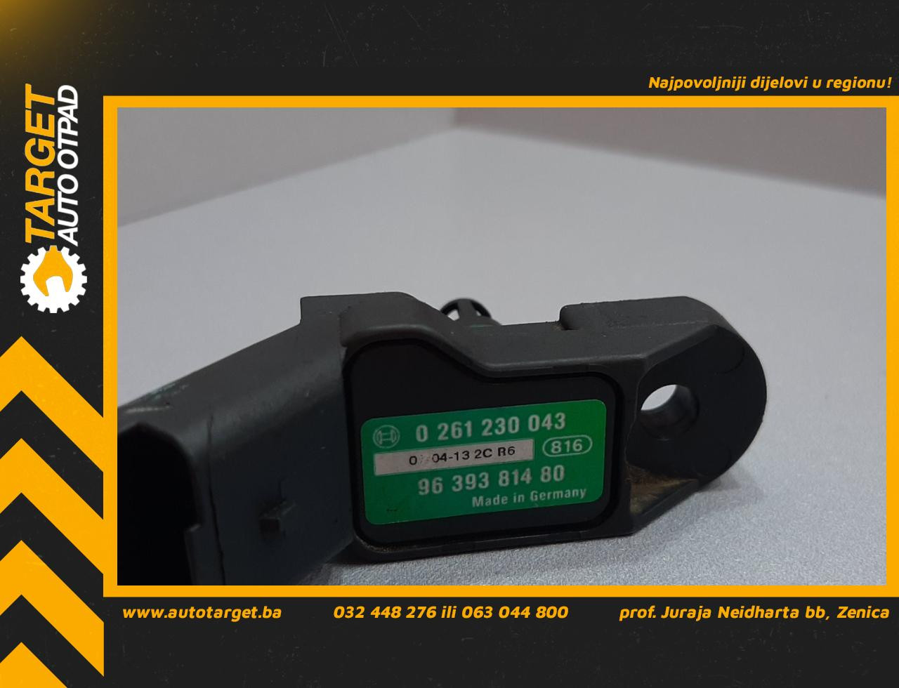 DIJELOVI MAP SENZOR CITROEN C3 > 05-09 0261230043