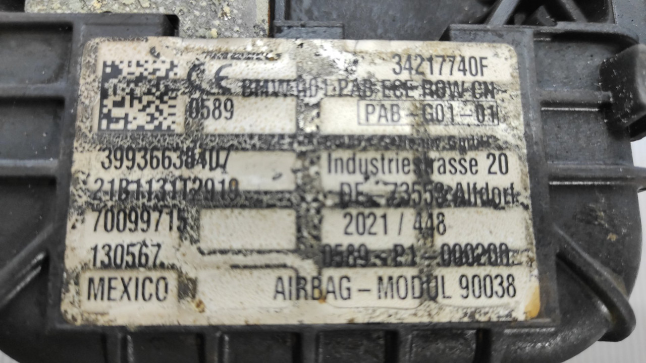 AIRBAG SUVOZACA BMW X3 (G01) > 17- 34217740F