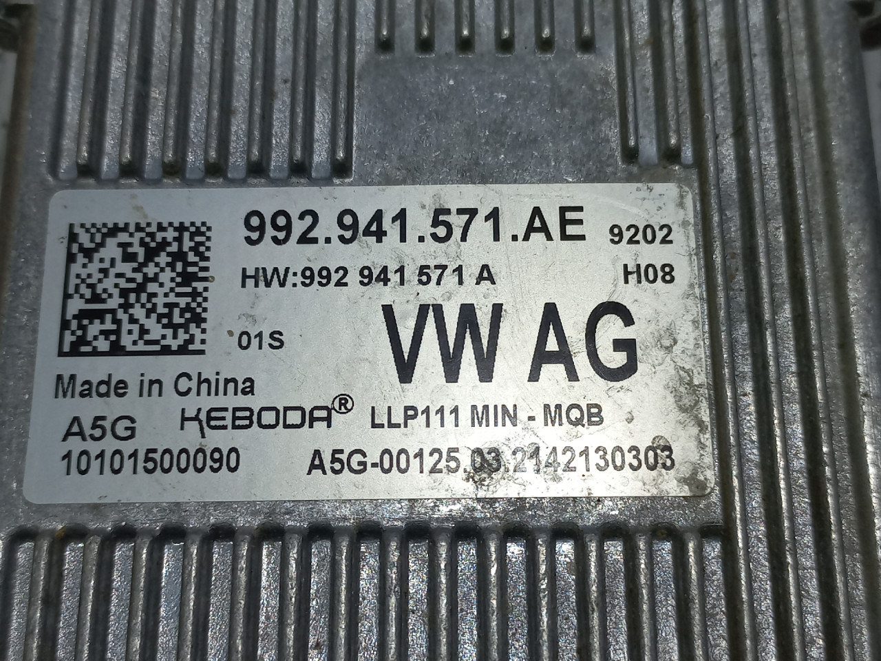 DIJELOVI BALAST FARA AUDI A3 (8V1/8VA) > 12-16 992941571AE