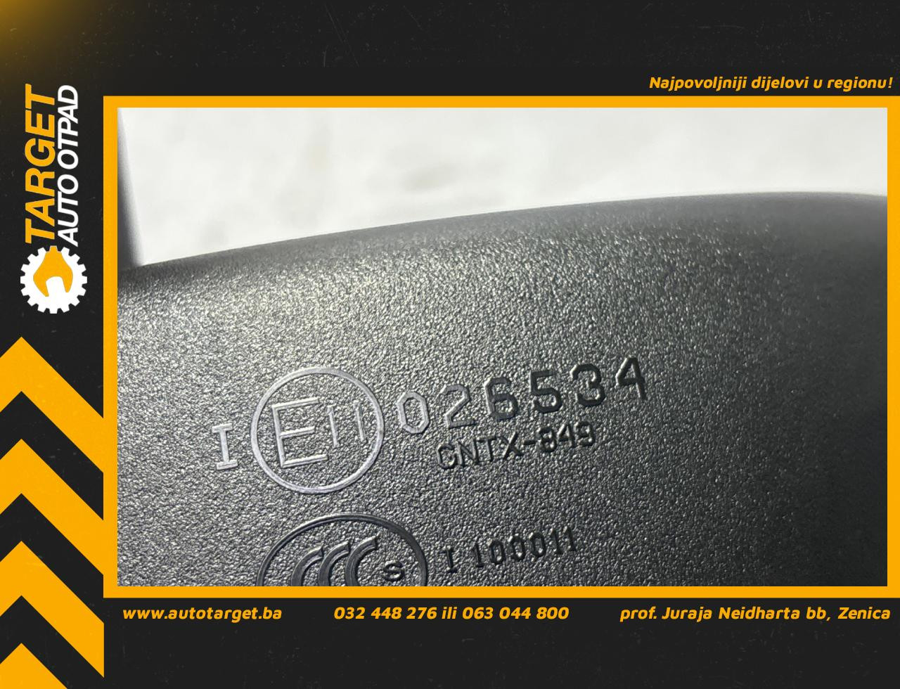 UNUTRASNJI RETROVIZOR MERCEDES B KLASA (W246) > 14-19 E11026534