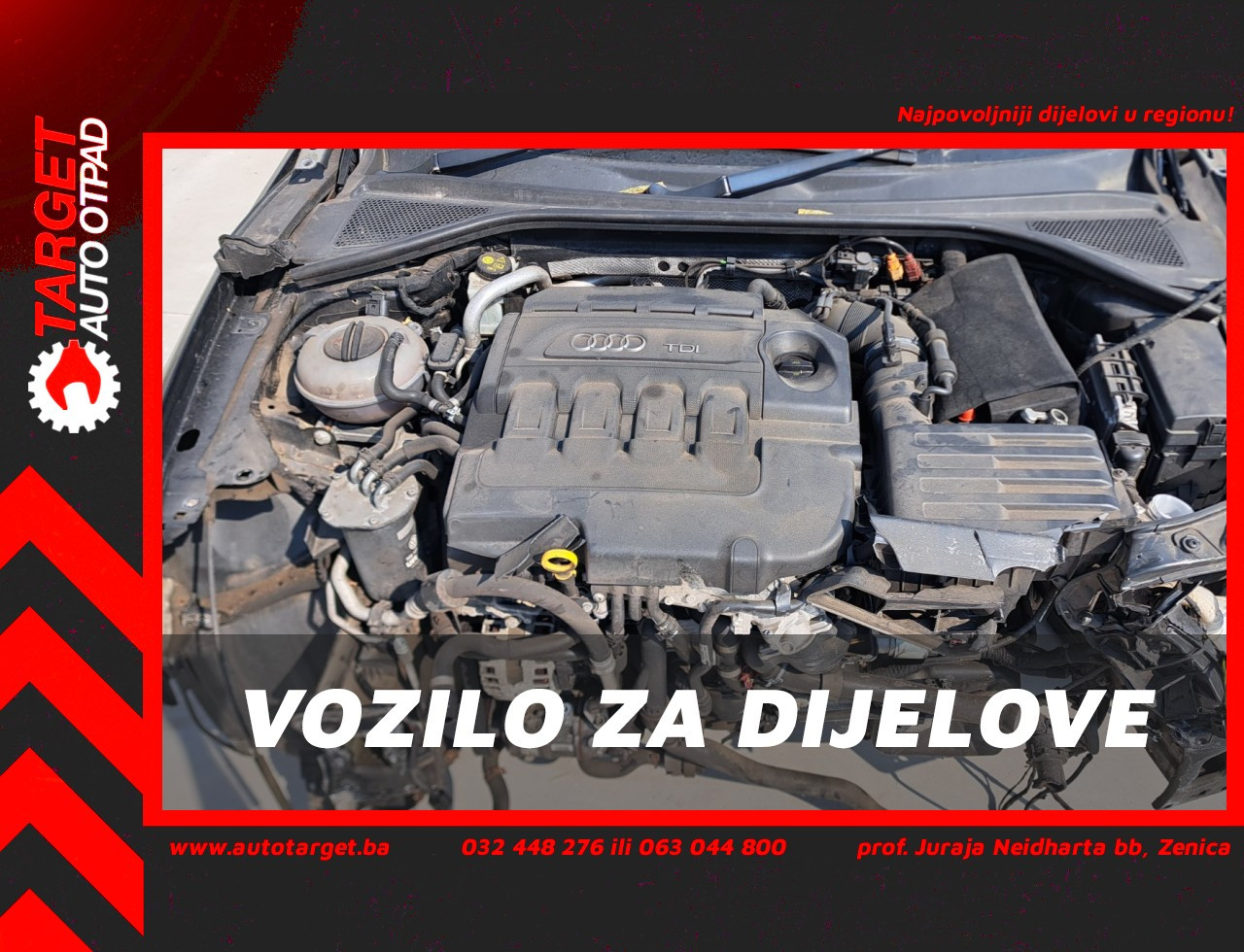 DIJELOVI AUDI A3 (8V1/8VA) > 12-16 2.0 Dizel CRBC MOTOR