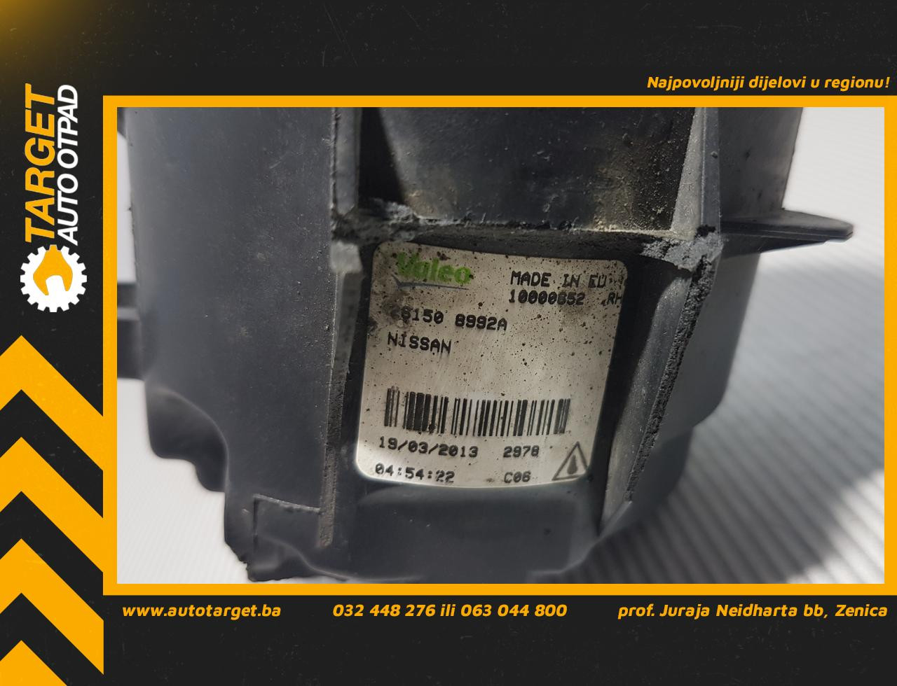 DIJELOVI MAGLENKA NISSAN QASHQAI > 10-13