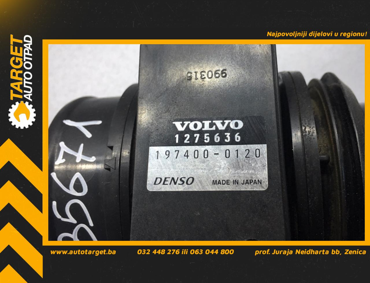 DIJELOVI PROTOK ZRAKA VOLVO S70/V70 > 97-00 1275636