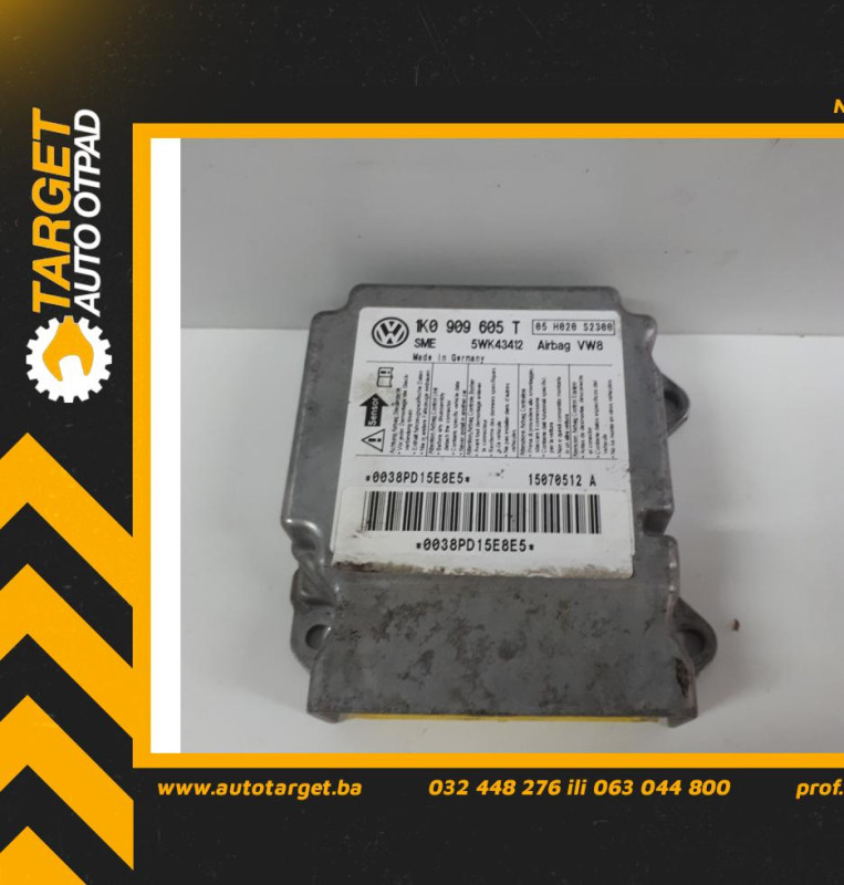 ELEKTRONIKA AIRBAGA VW GOLF 5 > 03-08 1K0909605T