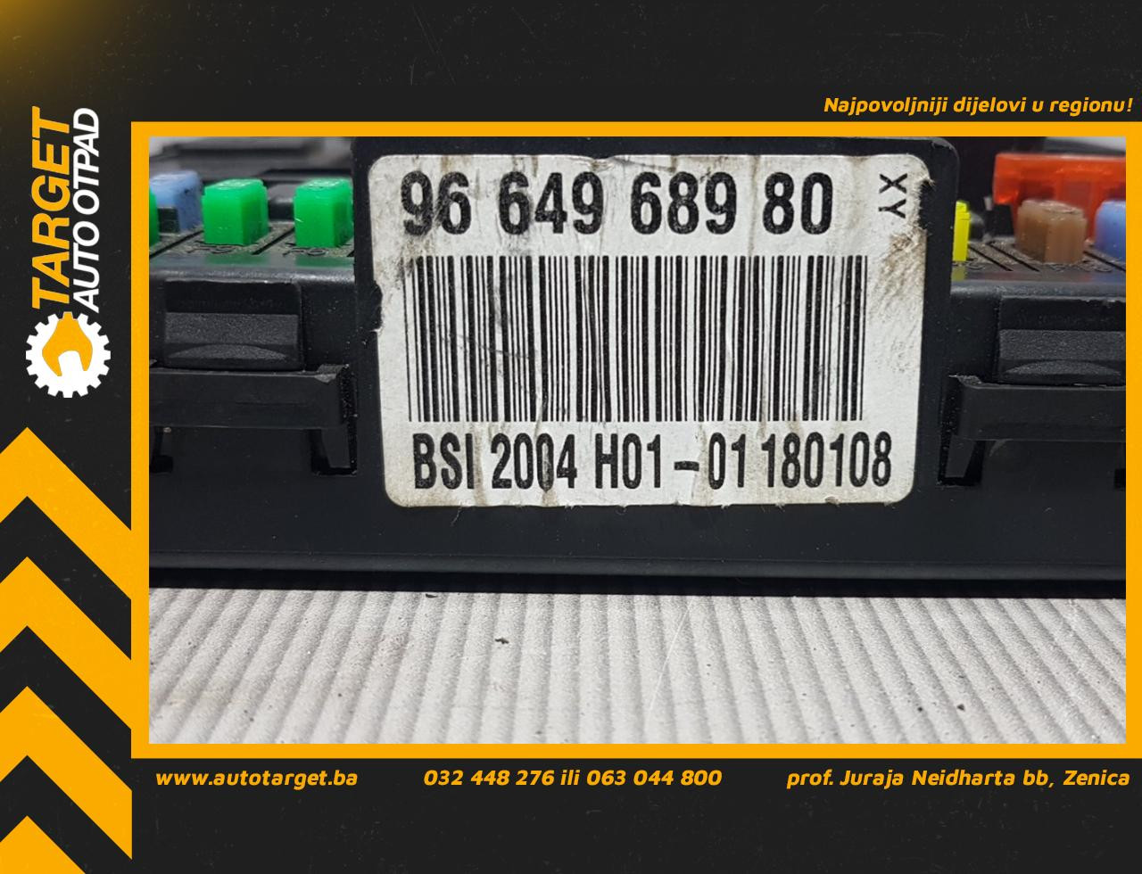 DIJELOVI ELEKTRONIKA MODUL PEUGEOT 307 > 05-09 9664968980