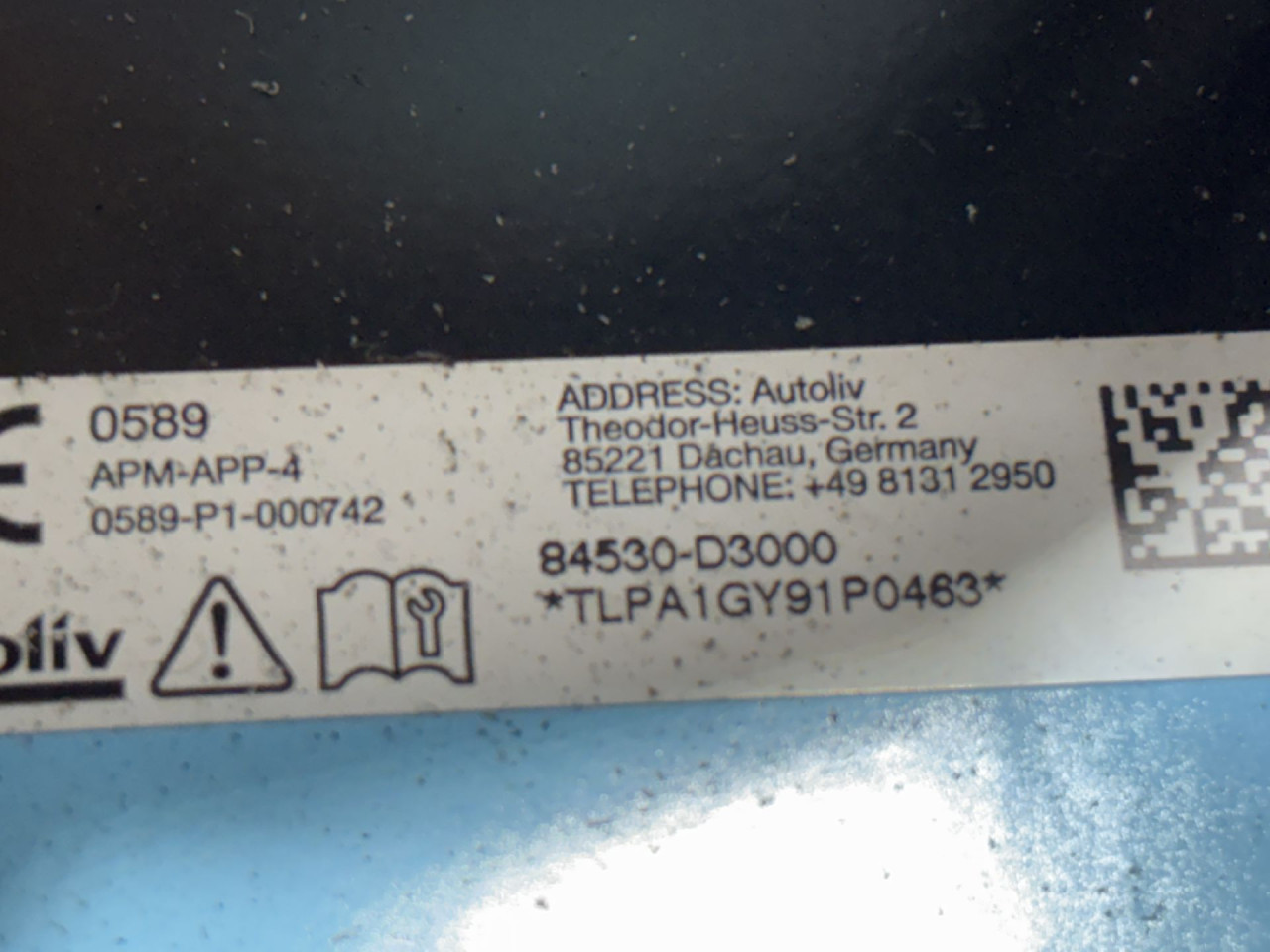 AIRBAG SUVOZACA HYUNDAI TUCSON > 15-20 84530-D3000