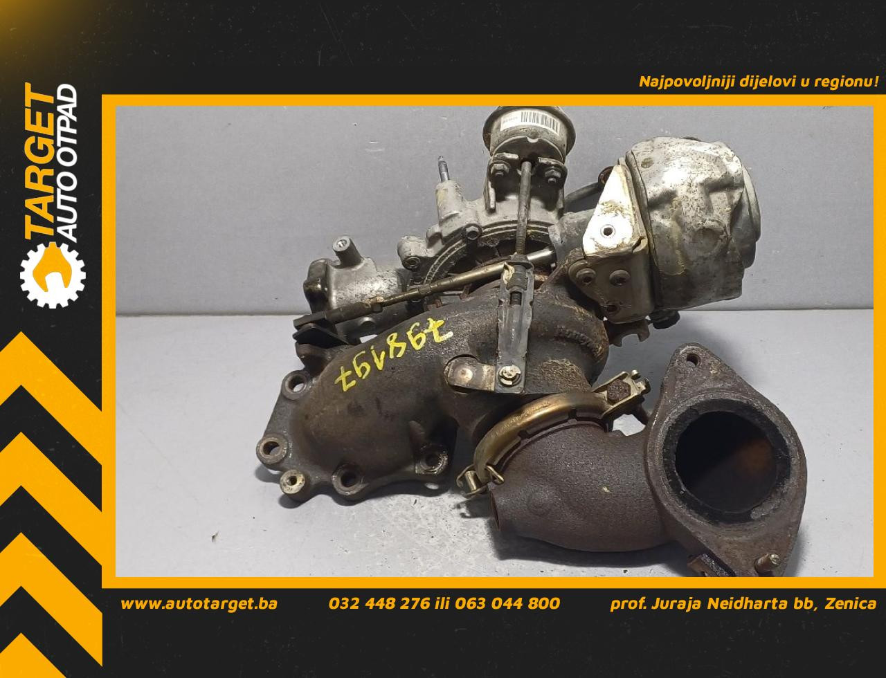 DIJELOVI TURBINA RENAULT TRAFIC > 14- 1.6 8201371489