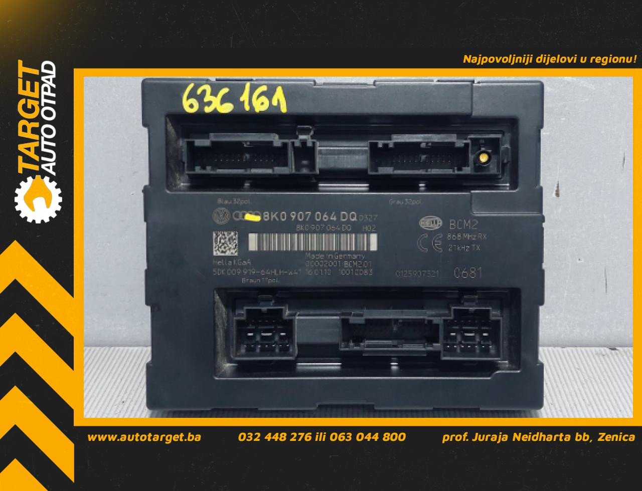 BCM ELEKTRONIKA AUDI A5 (8T) SPORTBACK > 07-11 8K0907064DQ