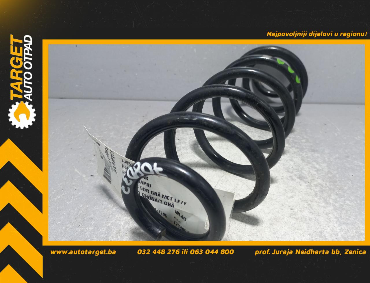 DIJELOVI OPRUGA AMORTIZERA SKODA RAPID > 12-16 1J0511115AM