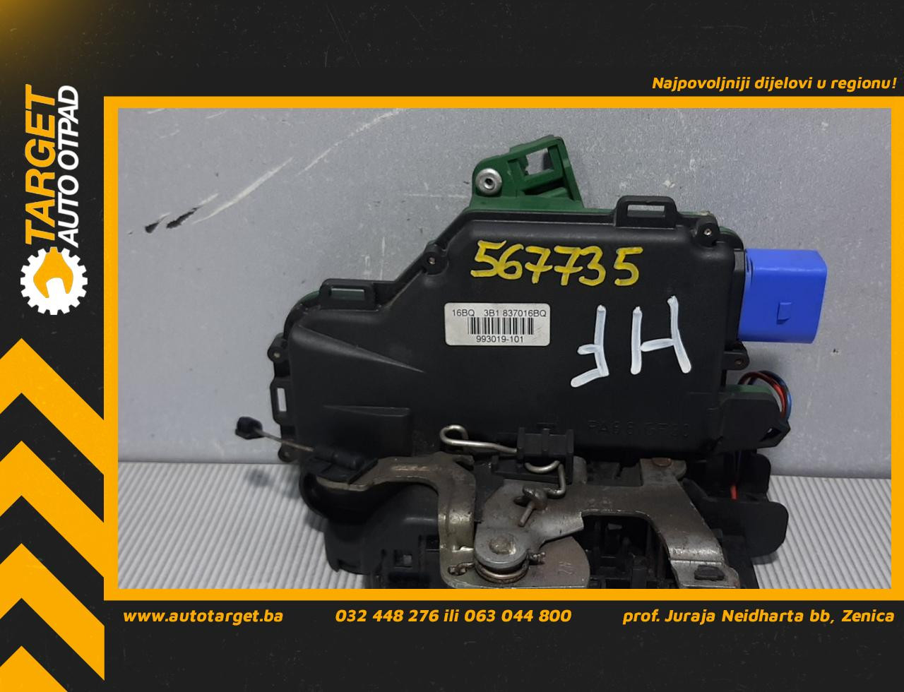 DIJELOVI BRAVA VRATA VW T5 > 03-09 3B1837016BQ
