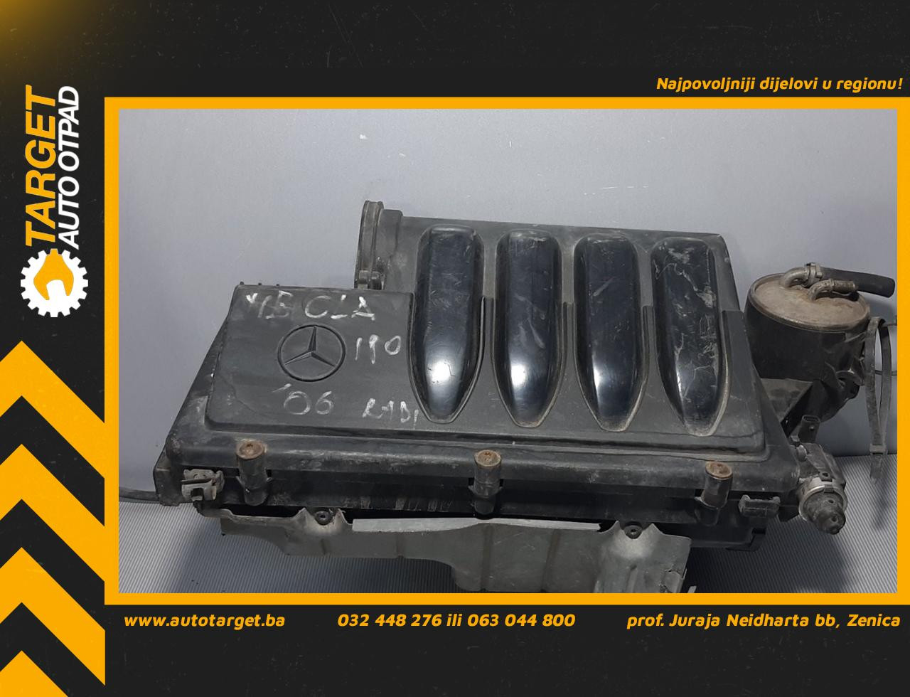 KUCISTE FILTERA ZRAKA MERCEDES A KLASA (W169) > 04-07 A6400900601