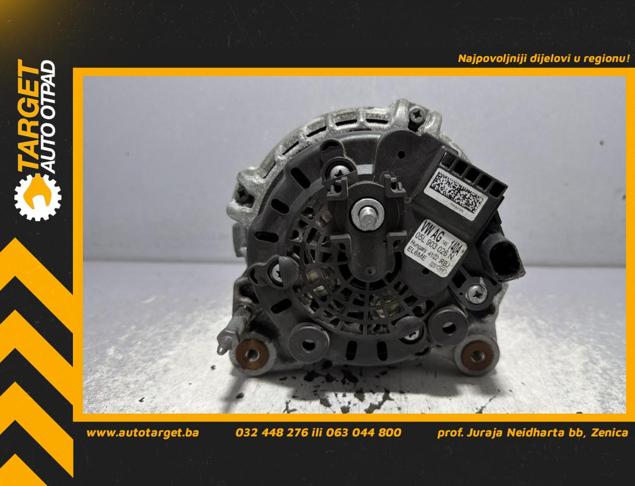 DIJELOVI ALTERNATOR AUDI Q3 > 18- 2.0 05L903026N