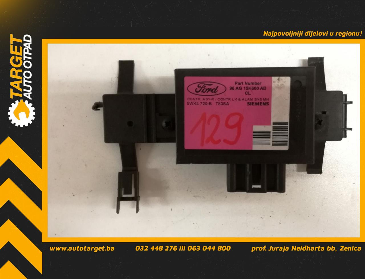 ELEKTRONIKA MODUL FORD FOCUS > 01-05 98AG15K600AB