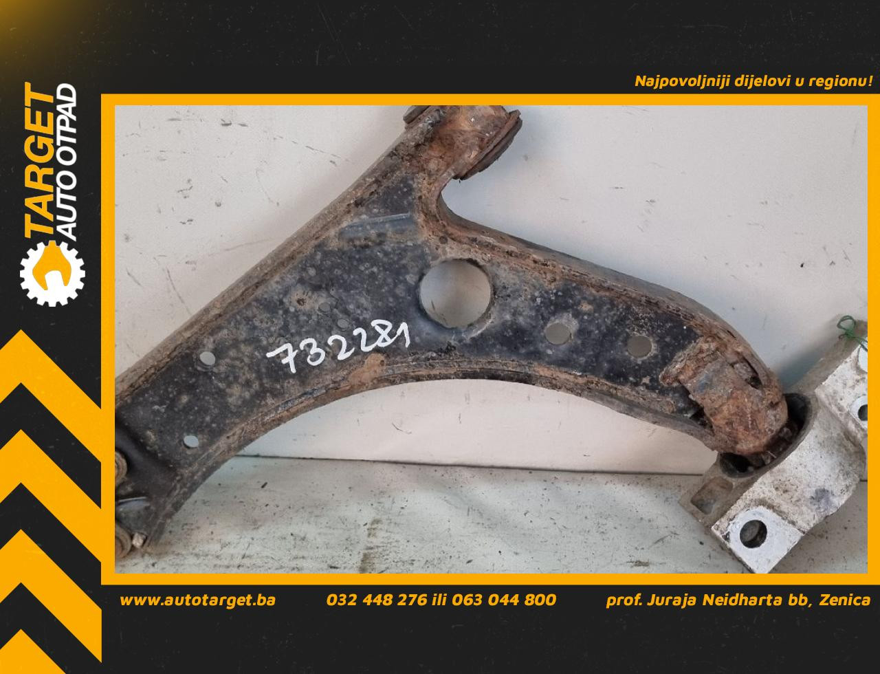 DIJELOVI LAFETA VW CADDY > 03-10 1K0407189E