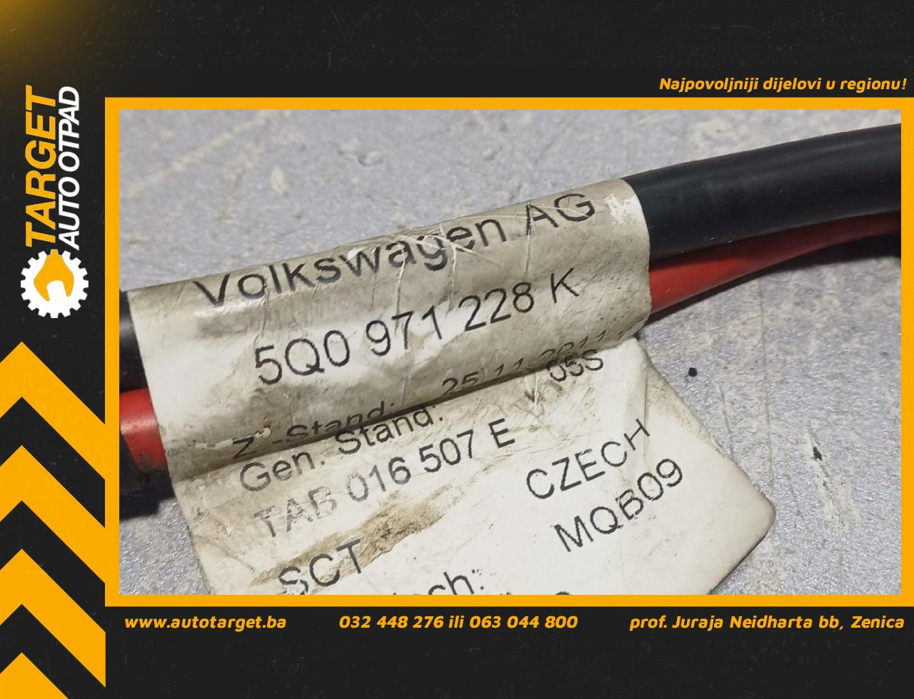 DIJELOVI KLEMA AUDI A3 (8V1/8VA) > 12-16 2.0 5Q0971228K