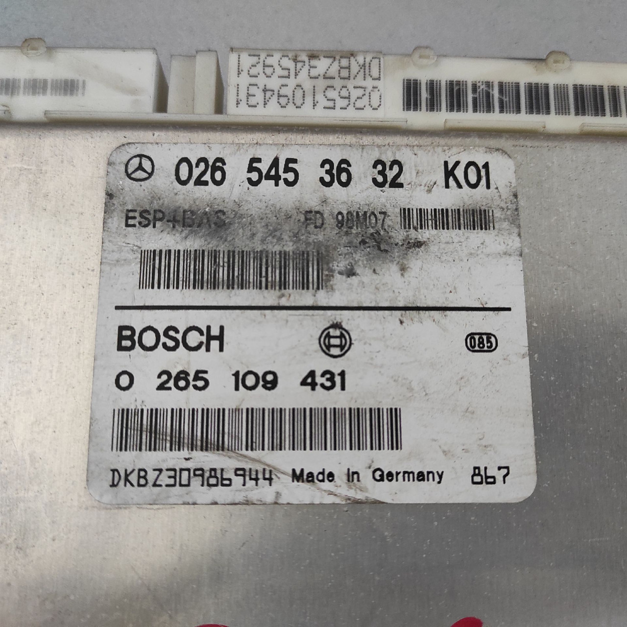 ELEKTRONIKA ESP MERCEDES A KLASA (W169) > 04-07 0265453