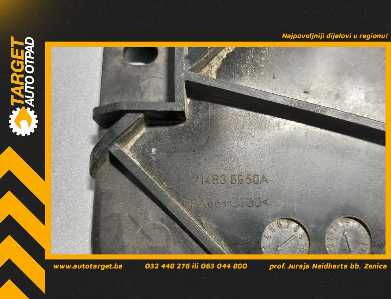 DIJELOVI NOSAC VENTILATORA NISSAN QASHQAI > 10-13