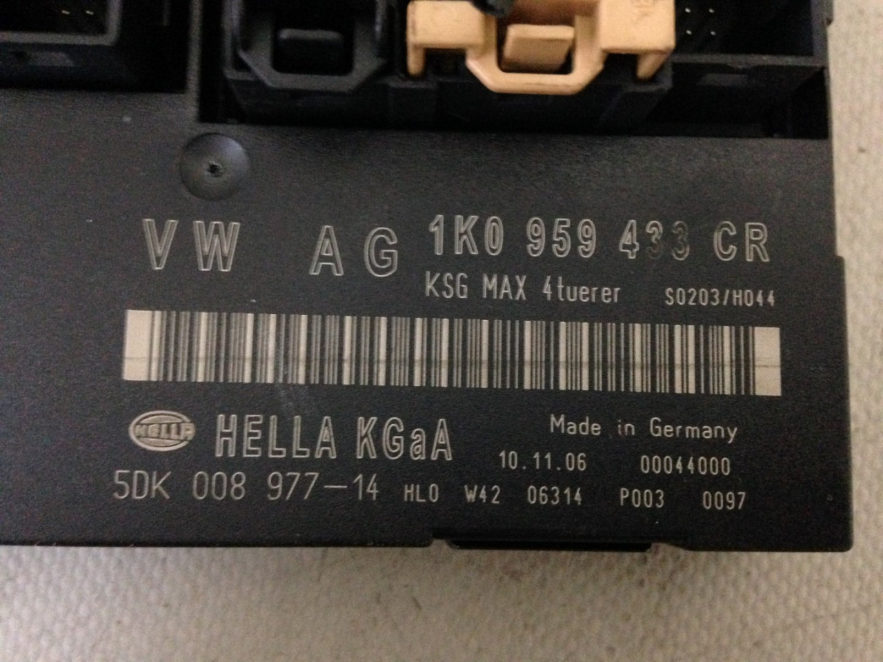 KOMFORT ELEKTRONIKA VW GOLF 5 > 03-08 1K0959433CR 5DK00