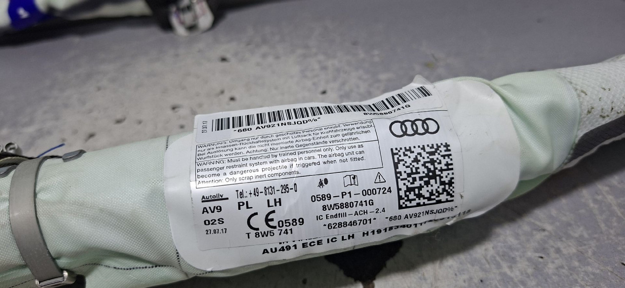 DIJELOVI KROVNI AIRBAG AUDI A4 (B9) > 15-18 2.0 8W5880741G