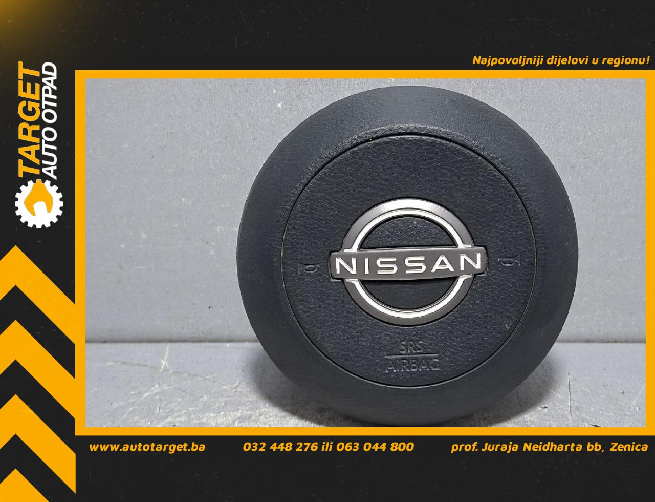 DIJELOVI AIRBAG VOLANA NISSAN QASHQAI > 21- 1.5 985106UU0A