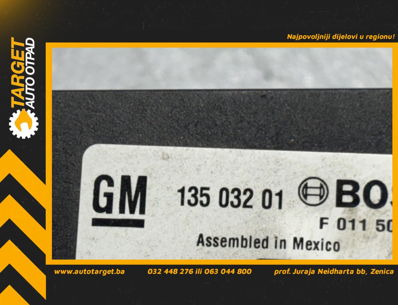 DIJELOVI ELEKTRONIKA REOSTAT OPEL ASTRA J > 12-15 1.6 13503201