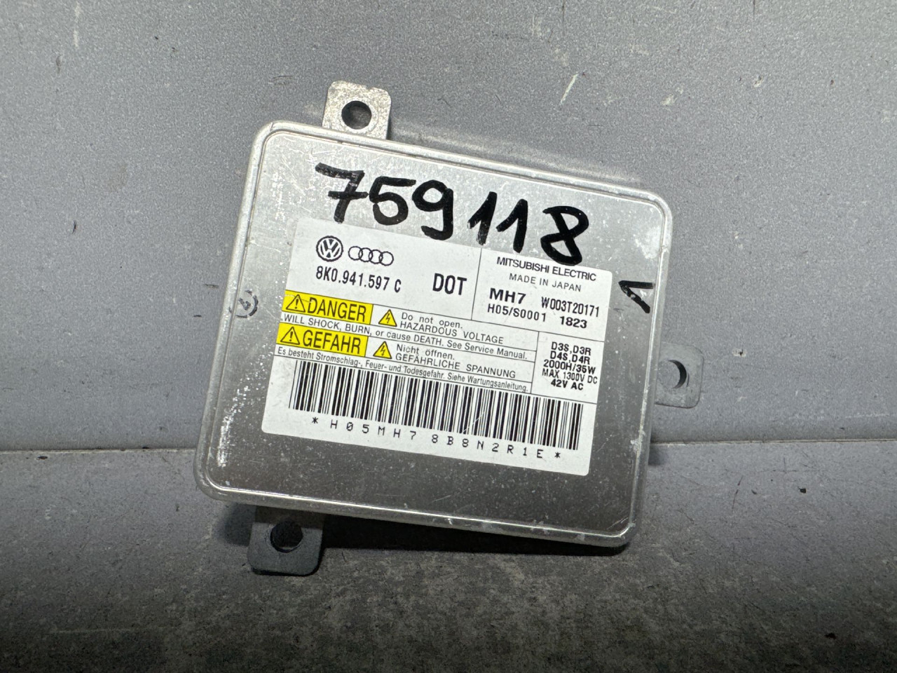 DIJELOVI BALAST FARA AUDI Q3 > 11-15 8K0941597C