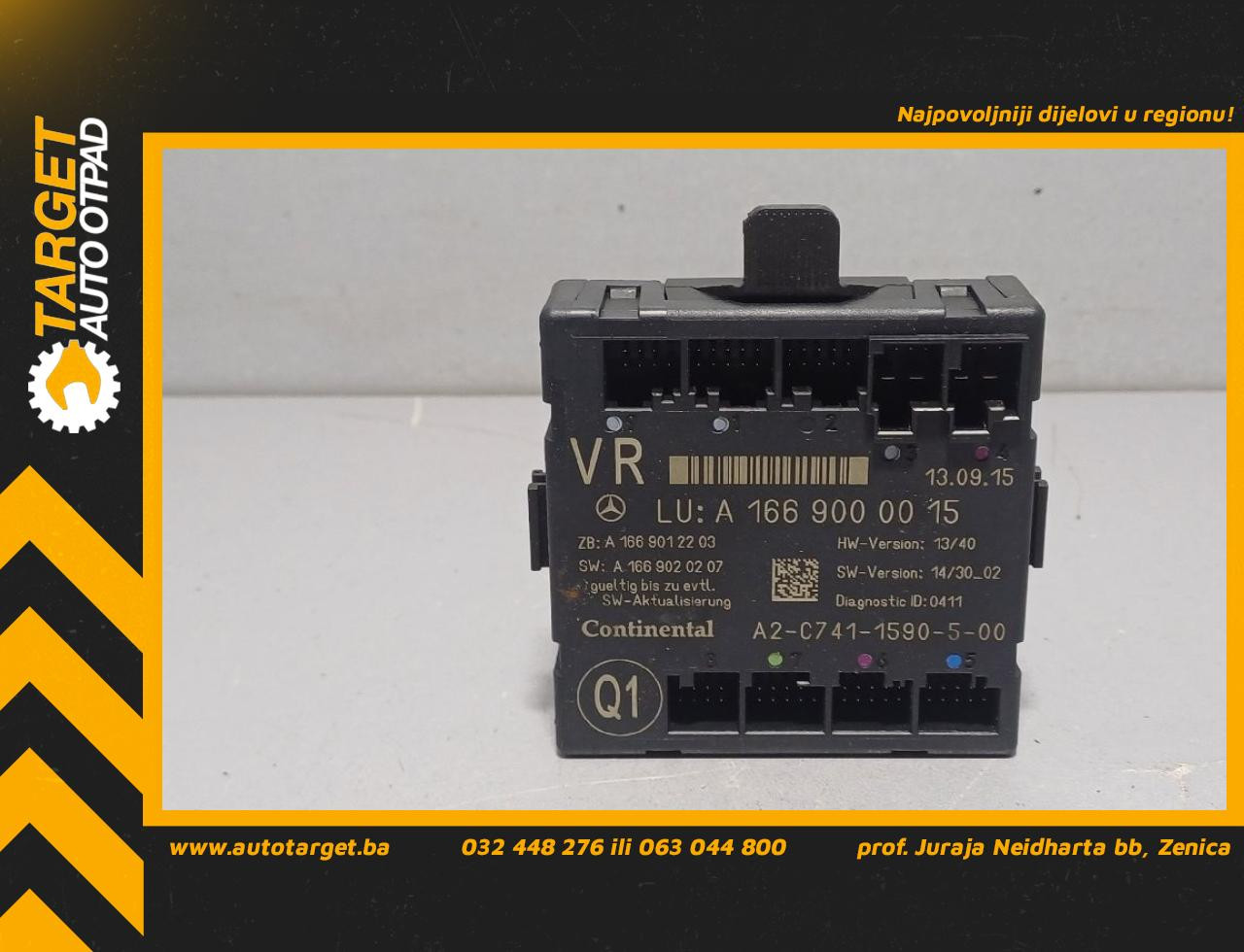 ELEKTRONIKA MODUL MERCEDES ML (W166) > 11-15 A166900001