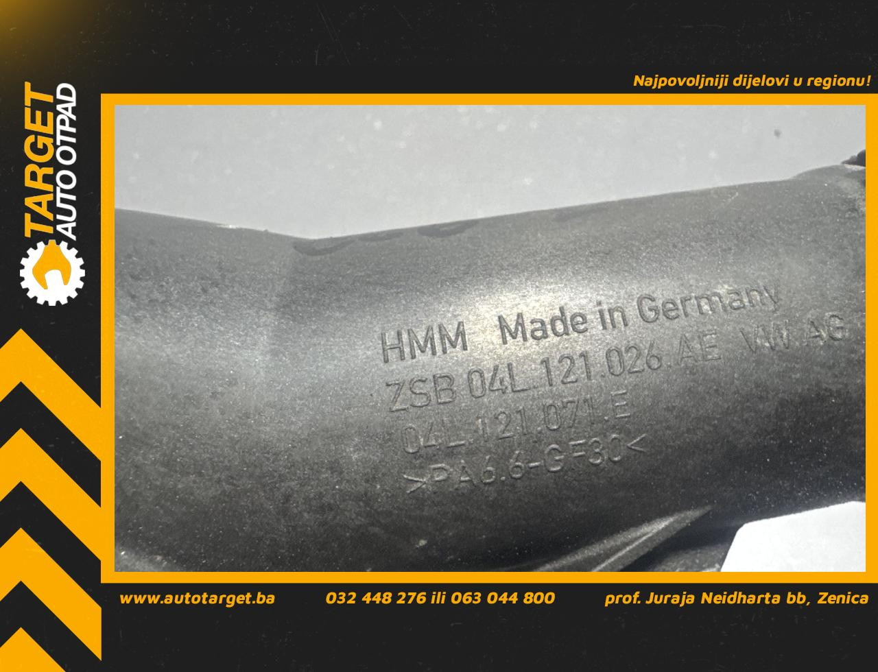 DIJELOVI CRIJEVO VW CADDY > 15-20 2.0 04L121026AE