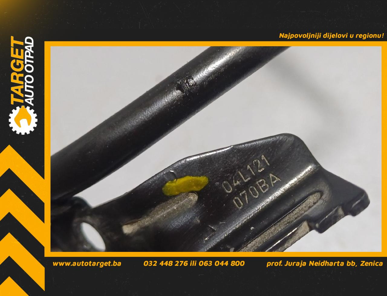 DIJELOVI CRIJEVO VW CADDY > 15-20 2.0 04L121070BA