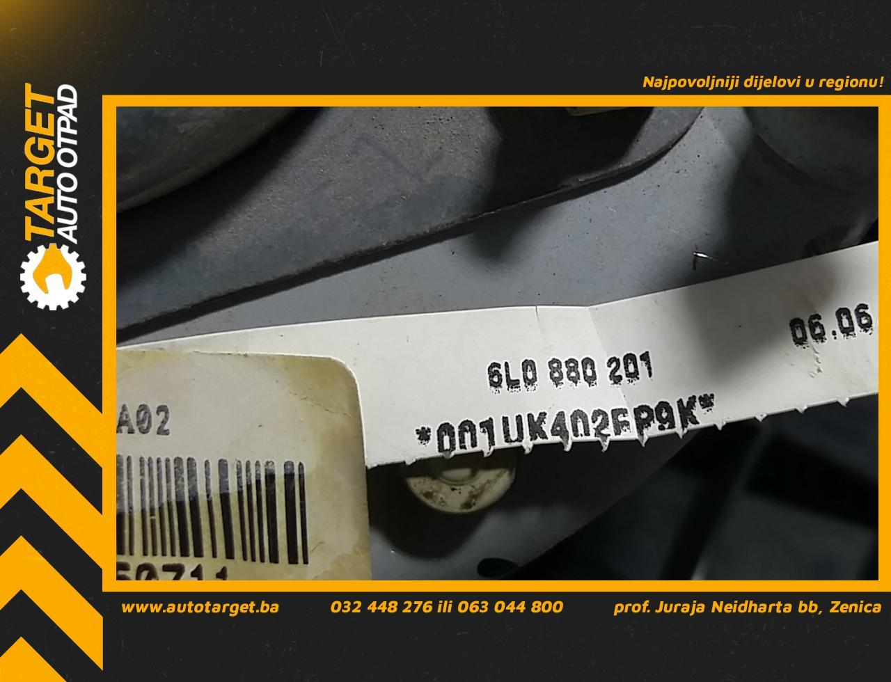 DIJELOVI AIRBAG VOLANA SEAT IBIZA/CORDOBA > 02-06 6L0880201