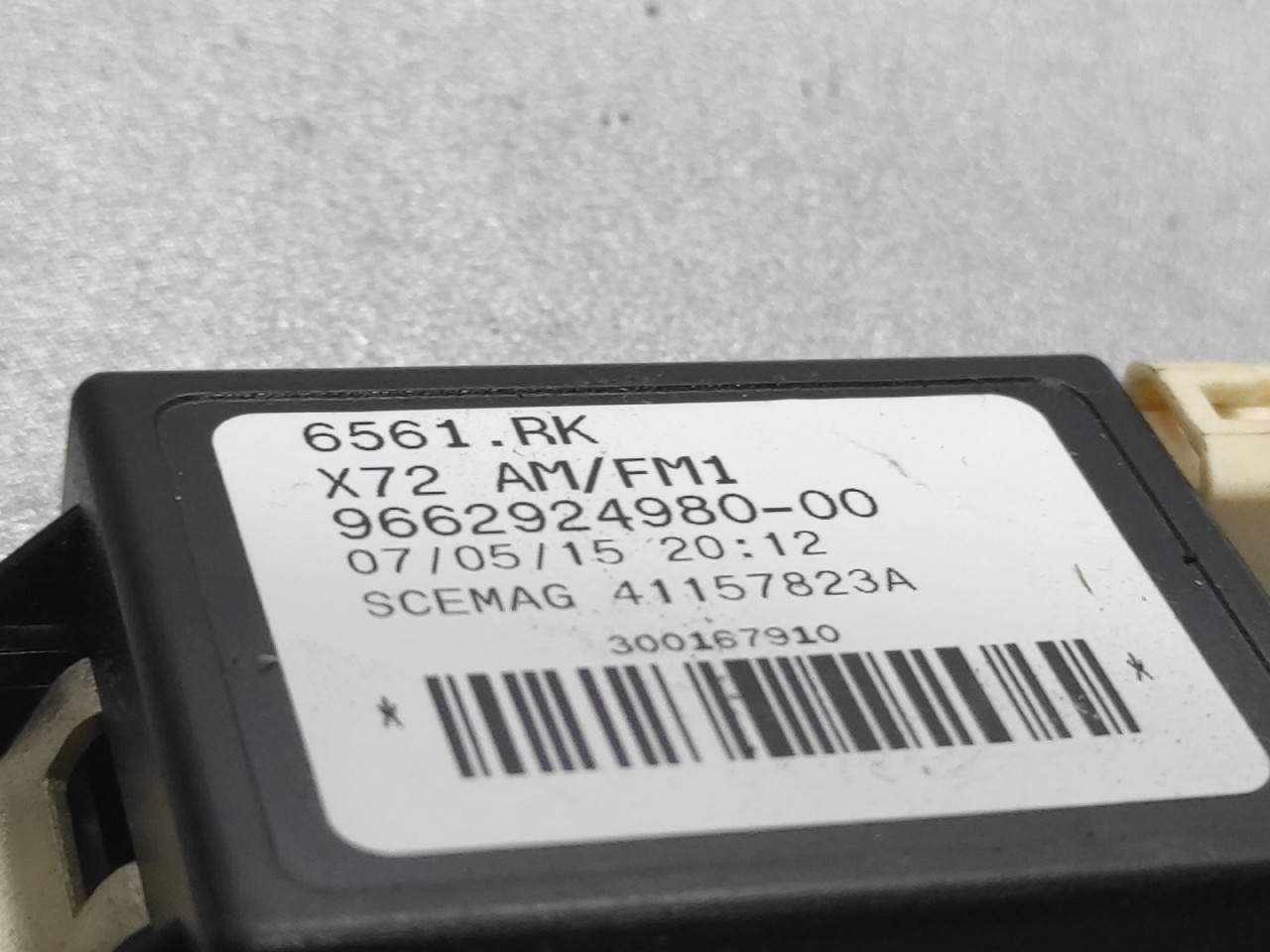 DIJELOVI ANTENA CITROEN C5 > 11-17 9662924980