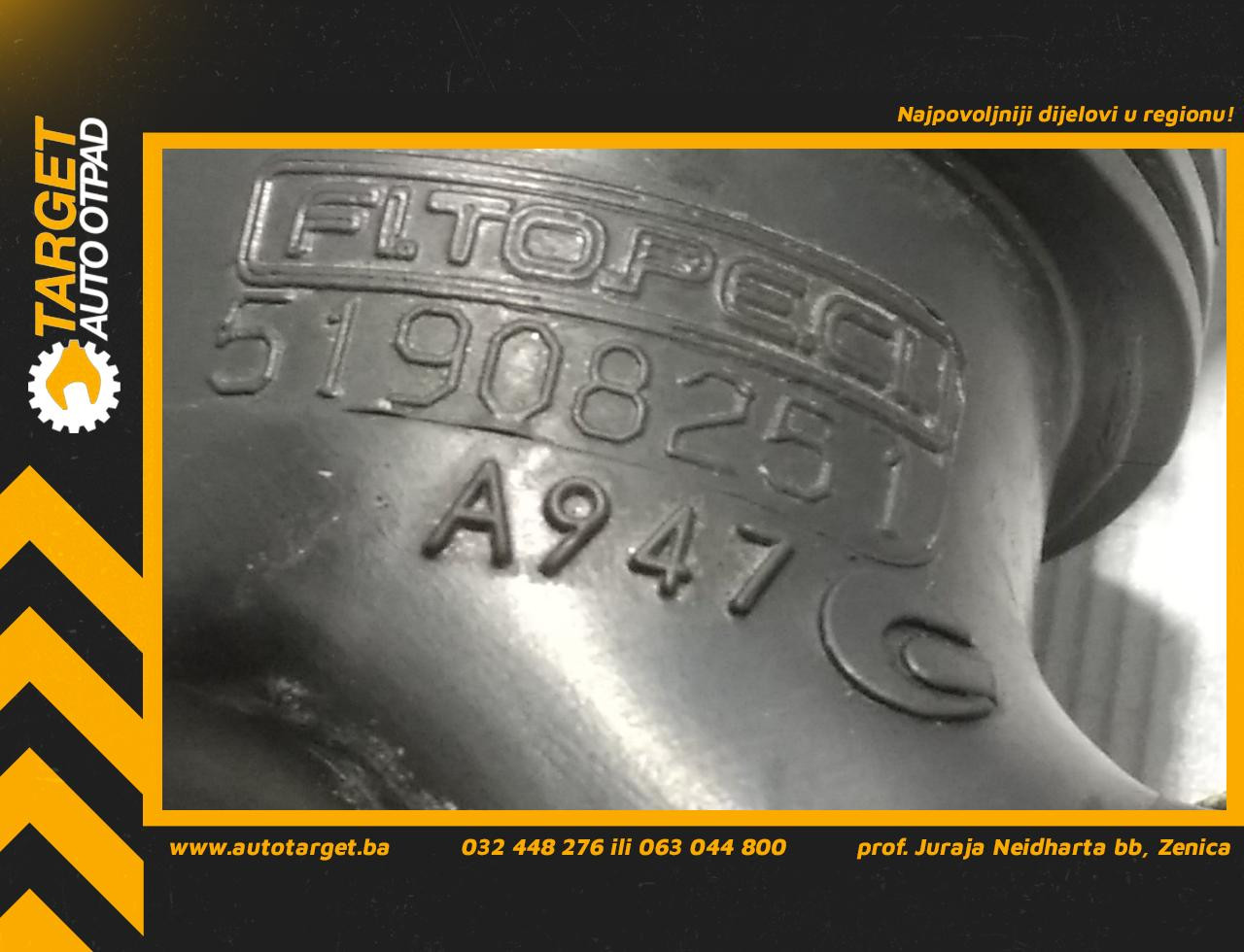 DIJELOVI CRIJEVO FIAT QUBO > 08-16 51908251