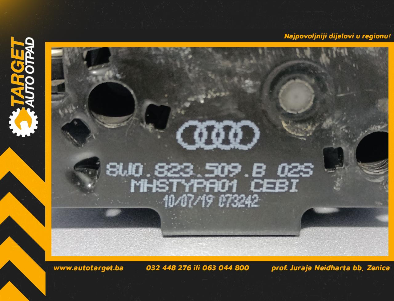 DIJELOVI BRAVA HAUBE AUDI A4 (B9) > 19- 3.0 8W0823509B